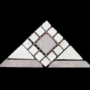 6" x 12" Triangle Deco