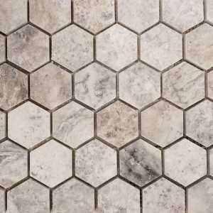   2" Honed Hexagon Mosaic